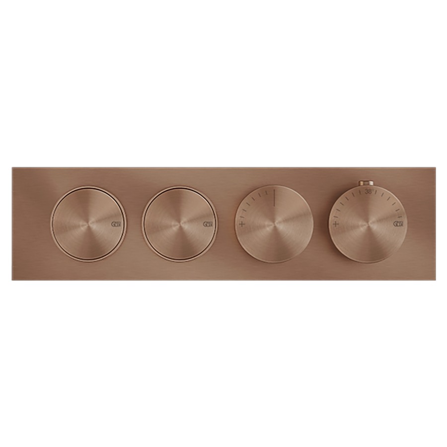 Thermostat ORIGINI UP
set de montage final
avec 2 fonctions avec touche
on/off, insert en finition
inclus, sans corps à encastrer
712 757