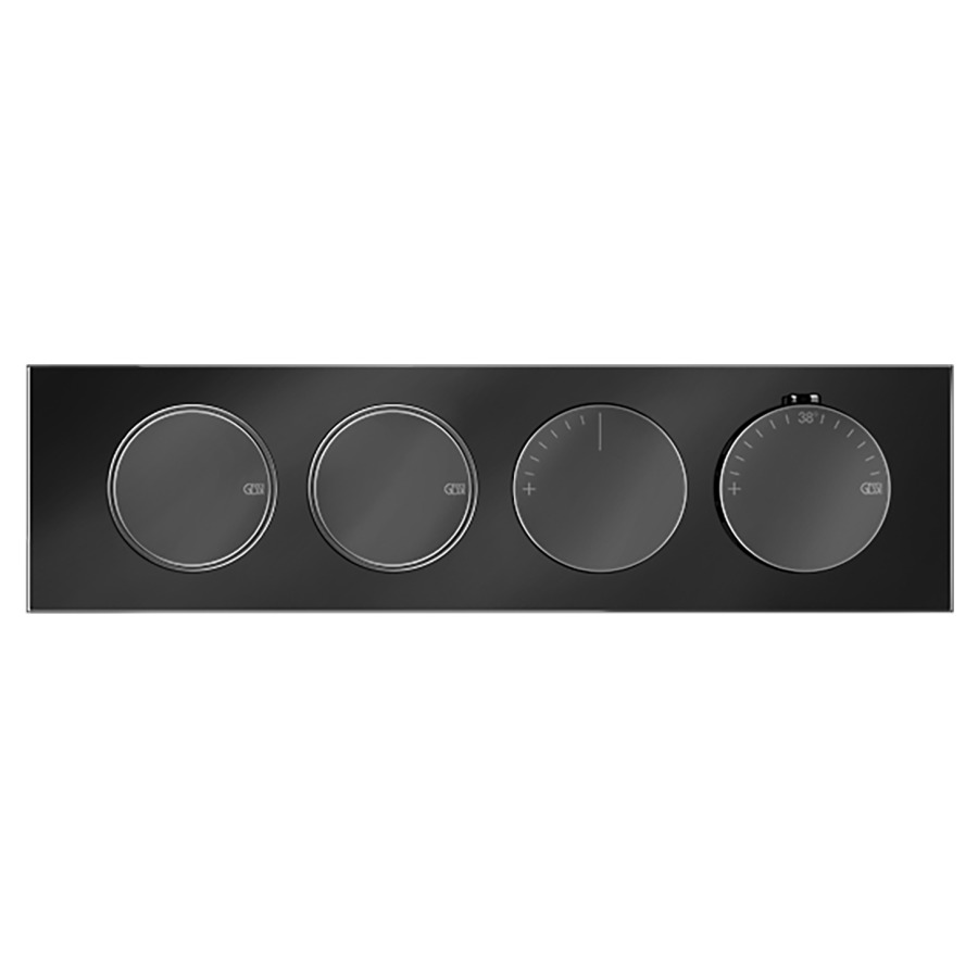 Thermostat ORIGINI UP
set de montage final
avec 2 fonctions avec touche
on/off, insert en finition
inclus, sans corps à encastrer
712 757
