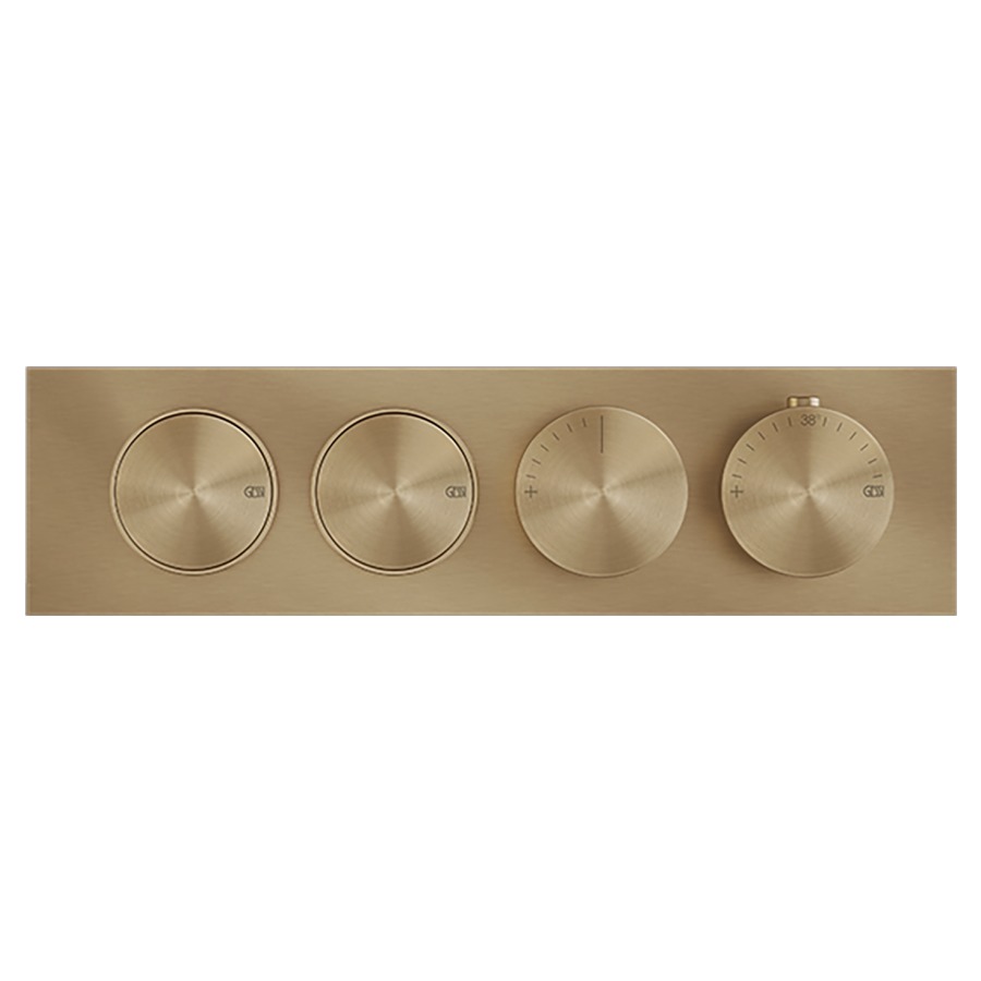 Thermostat ORIGINI UP
set de montage final
avec 2 fonctions avec touche
on/off, insert en finition
inclus, sans corps à encastrer
712 757