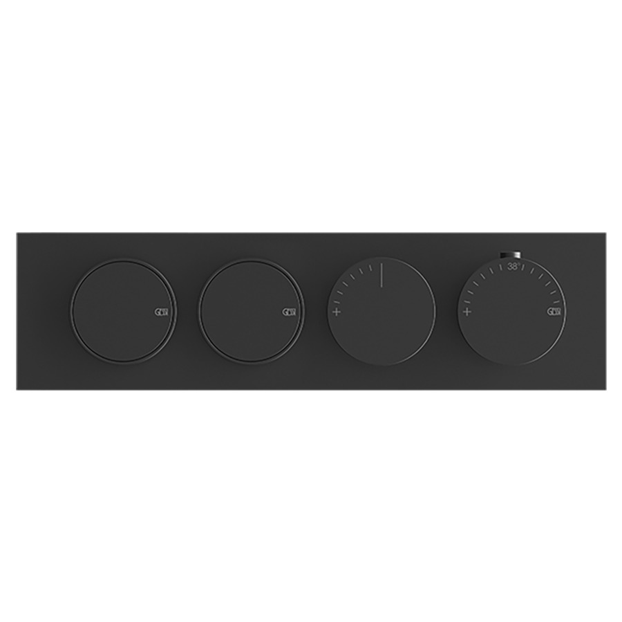 Thermostat ORIGINI UP
set de montage final
avec 2 fonctions avec touche
on/off, insert en finition
inclus, sans corps à encastrer
712 757