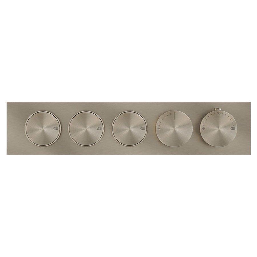 Thermostat ORIGINI UP
set de montage final
avec 3 fonctions avec touche
on/off, insert en finition
inclus, sans corps à encastrer
712 758