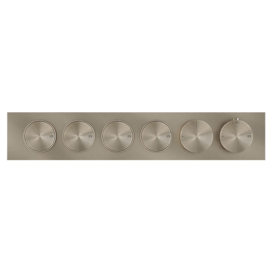 Thermostat ORIGINI UP
set de montage final
avec 4 fonctions avec touche
on/off, insert en finition
inclus, sans corps à encastrer
712 759