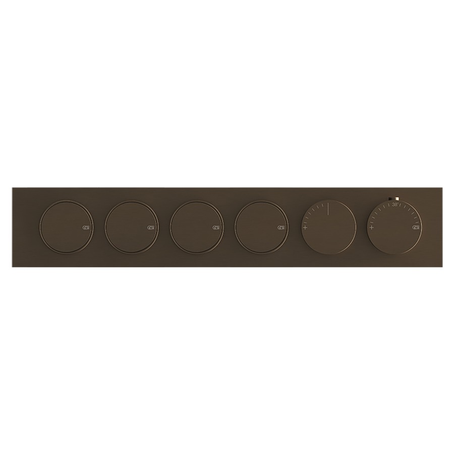 Thermostat ORIGINI UP
set de montage final
avec 4 fonctions avec touche
on/off, insert en finition
inclus, sans corps à encastrer
712 759