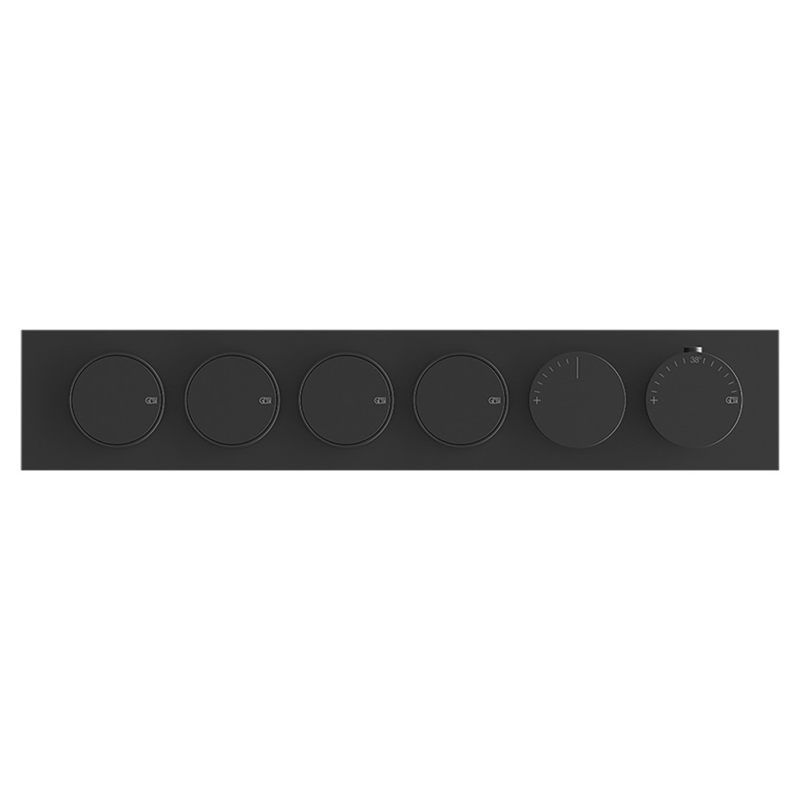Thermostat ORIGINI UP
set de montage final
avec 4 fonctions avec touche
on/off, insert en finition
inclus, sans corps à encastrer
712 759