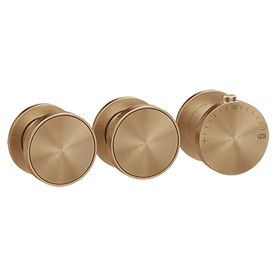 Thermostat ORIGINI UP
set de montage final
inverseur à 2 voies, pour
montage verticale/horizontale
insert en finition inclus
sans corps à encastrer 713 610