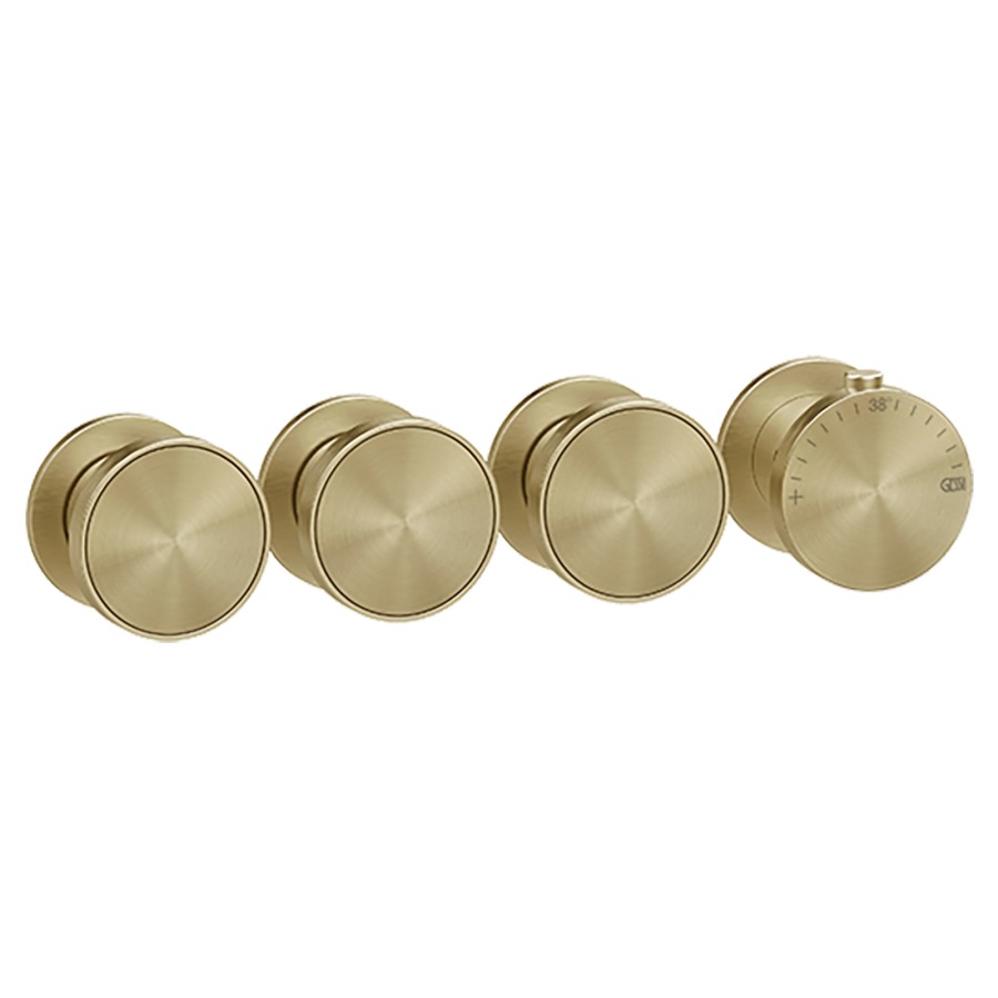 Thermostat ORIGINI UP
set de montage final
inverseur à 3 voies, pour
montage verticale/horizontale
insert en finition inclus
sans corps à encastrer 713 612