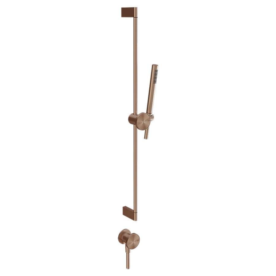 Garniture de douche ORIGINI
coude de raccordement mural
1/2", douche à main
anticalcaire, tuyau de douche
150 cm, insert en finition
inclus