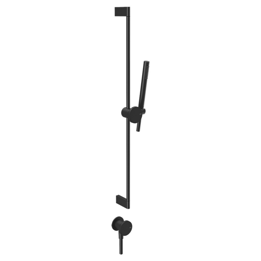 Garniture de douche ORIGINI
coude de raccordement mural
1/2", douche à main
anticalcaire, tuyau de douche
150 cm, insert en finition
inclus