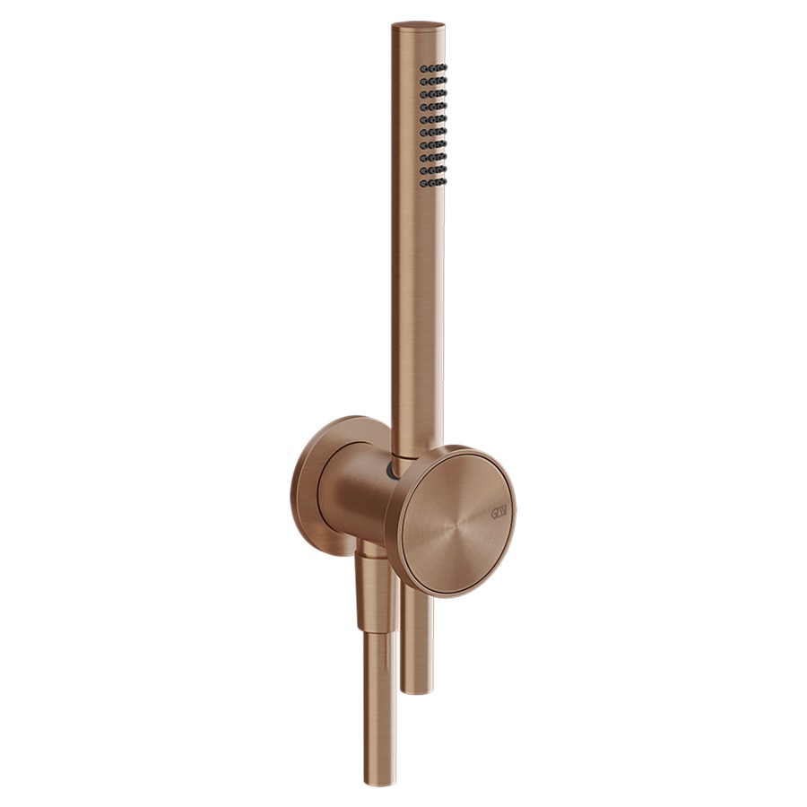 Coude de raccordement mural
ORIGINI
1/2", avec support de douche
douche à main, anticalcaire
tuyau de douche 1,50 cm
insert en finition inclus