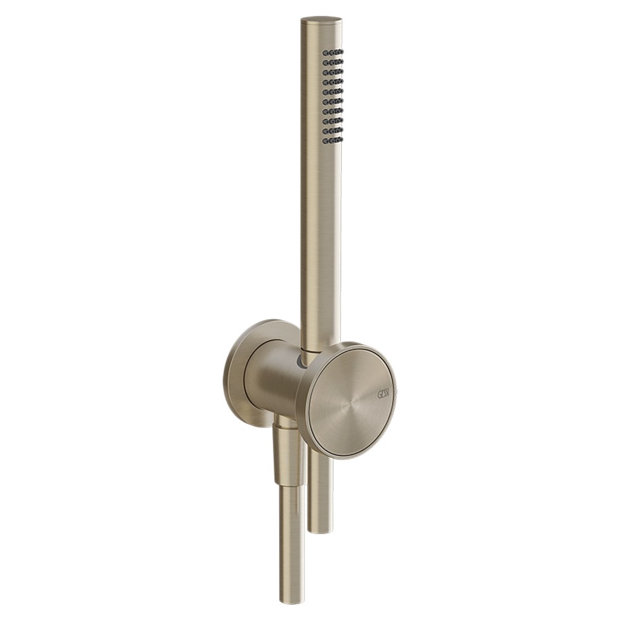 Coude de raccordement mural
ORIGINI
1/2", avec support de douche
douche à main, anticalcaire
tuyau de douche 1,50 cm
insert en finition inclus