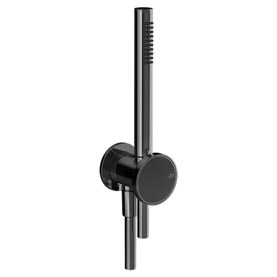 Coude de raccordement mural
ORIGINI
1/2", avec support de douche
douche à main, anticalcaire
tuyau de douche 1,50 cm
insert en finition inclus