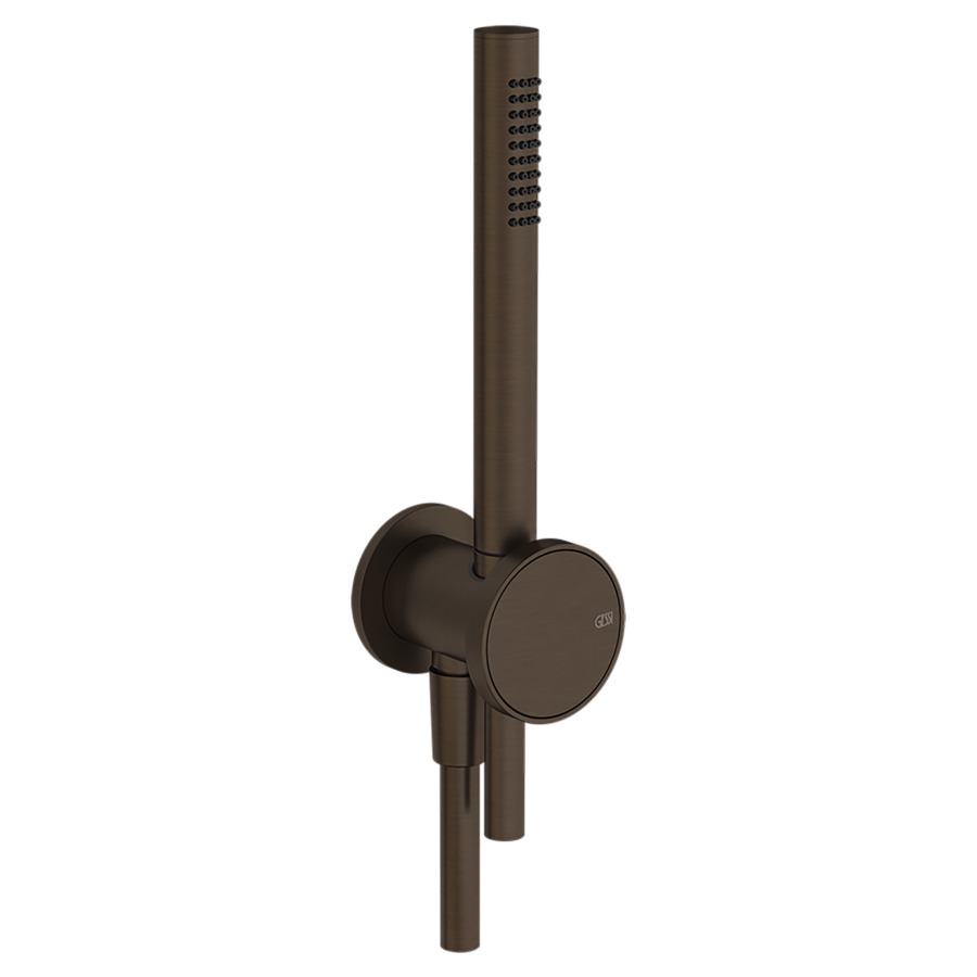 Coude de raccordement mural
ORIGINI
1/2", avec support de douche
douche à main, anticalcaire
tuyau de douche 1,50 cm
insert en finition inclus