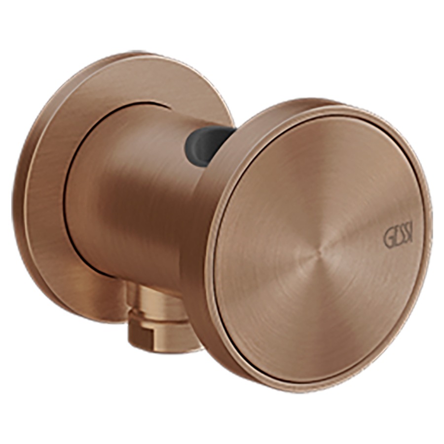 Coude de raccordement mural
ORIGINI
1/2", avec support de douche
insert en finition inclus