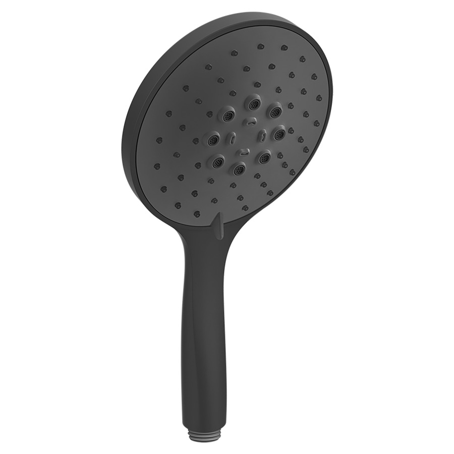 Douche à main ORIGINI
anticalcaire, 3 jets, avec
insert noir