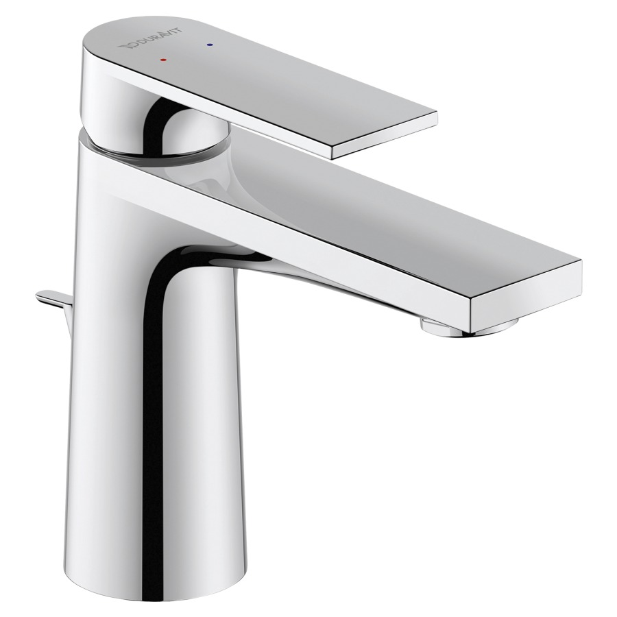Mélangeur de lavabo S TULUM BY STARCK
saillie 110 mm, goulot fixe
avec vidage excentrique, débit 5 (L/min)
tuyaux de raccordement flexibles 3/8"
groupe acoustique&nbsp;II