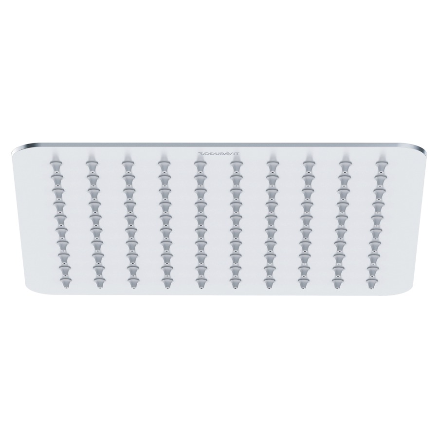 Pomme de douche DURAVIT 1jet
200 x 200 mm, type de jets
Rain, montage au plafond ou au
mur