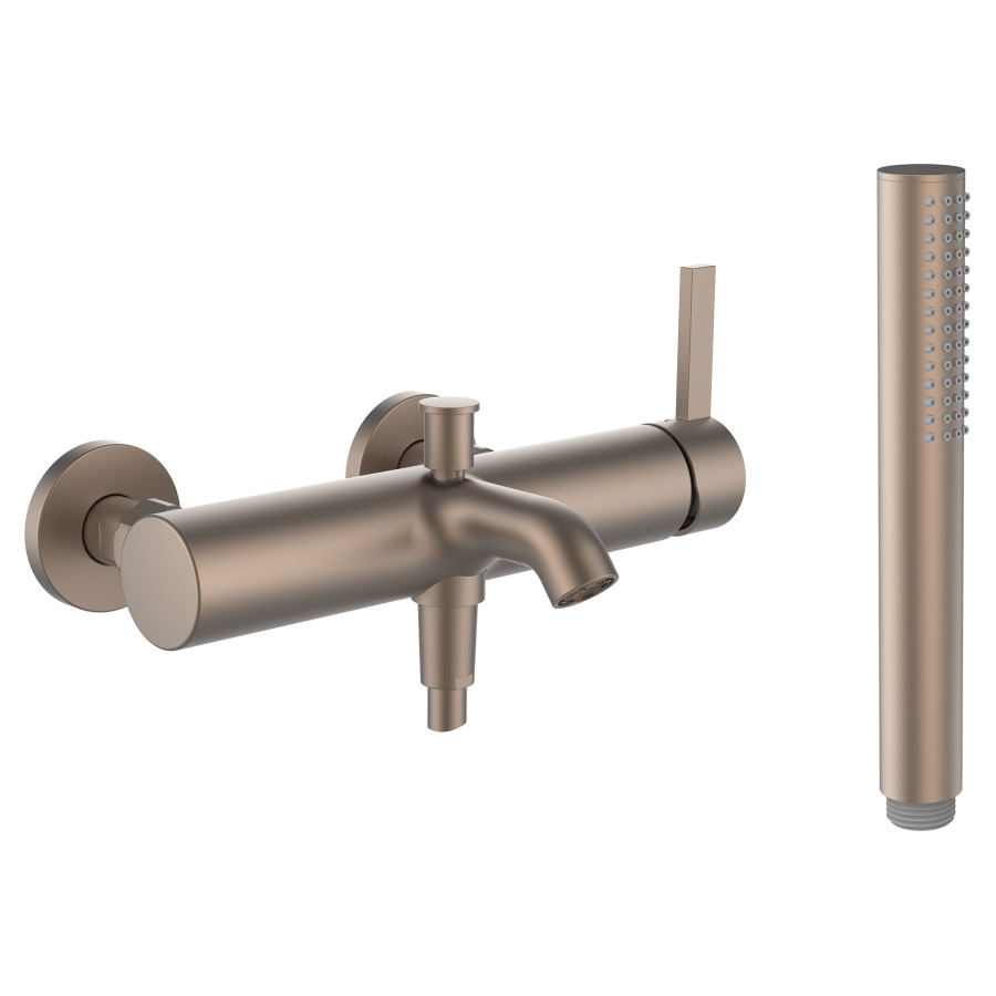 Bademischer KARTELL LAUFEN
AD 153 mm, Abstellver-
schraubungen 1/2" x 3/4"
Brause Twinstick, Schlauch
160 cm