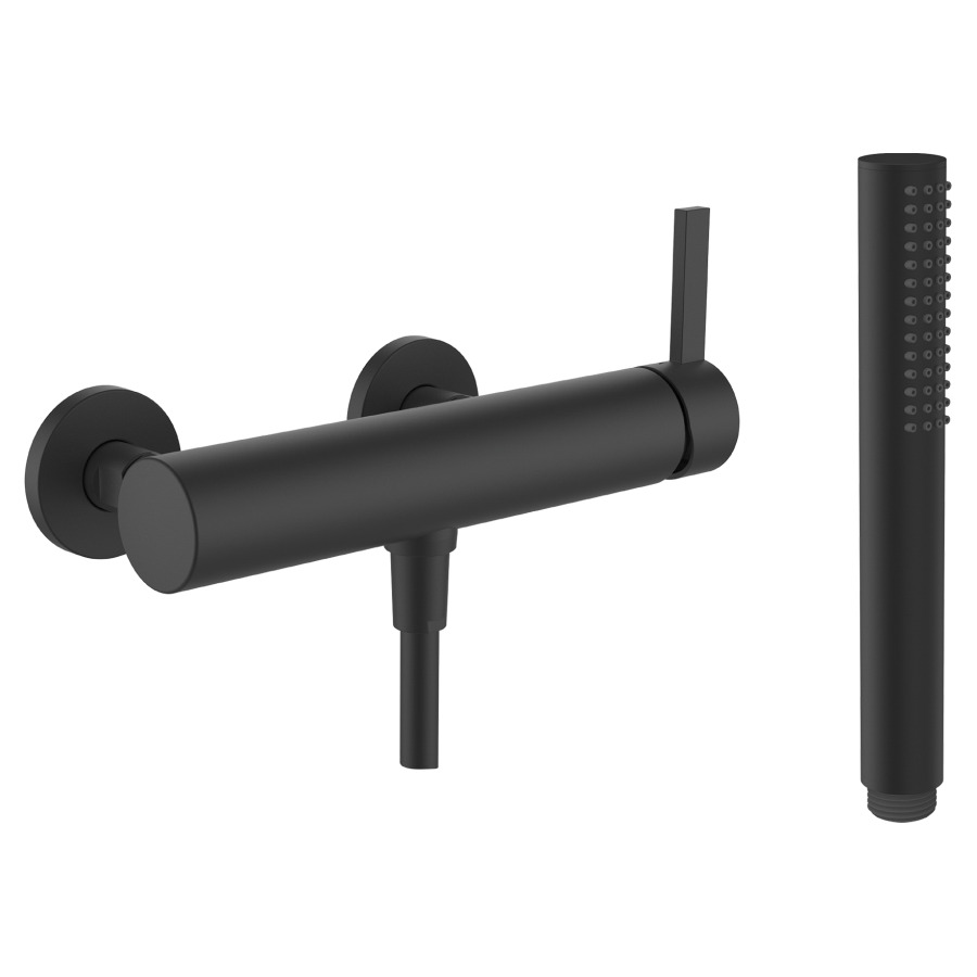 Mélangeur de douche KARTELL
LAUFEN, E 153 mm, raccords
d'arrêt 1/2" x 1/2"
douche à main bâton Twinstick
tuyau 160 cm
groupe acoustique I