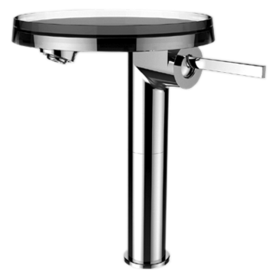 Mélangeur de lavabo KARTELL
LAUFEN, S 110 mm, goulot fixe
haute colonne H jusqu'à
aérateur 224 mm
H levier ouvert 257 mm, sans
vidage, tablette en matière
synthétique transparent
D 183 mm, cartouche Joystick
débit 5,7 l/min
groupe acoustique I