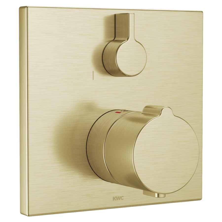 Mélang. douche KWC THERM UP
set de montage final, plaque
de recouvrement 15 x 15 cm
sans corps à encastrer
725 089/090