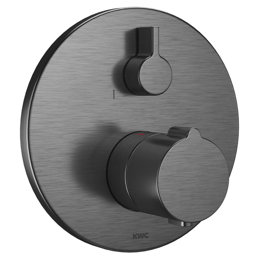 Mélang. douche KWC THERM UP
set de montage final, plaque
de recouvrement D 17 cm
sans corps à encastrer
725 089/090