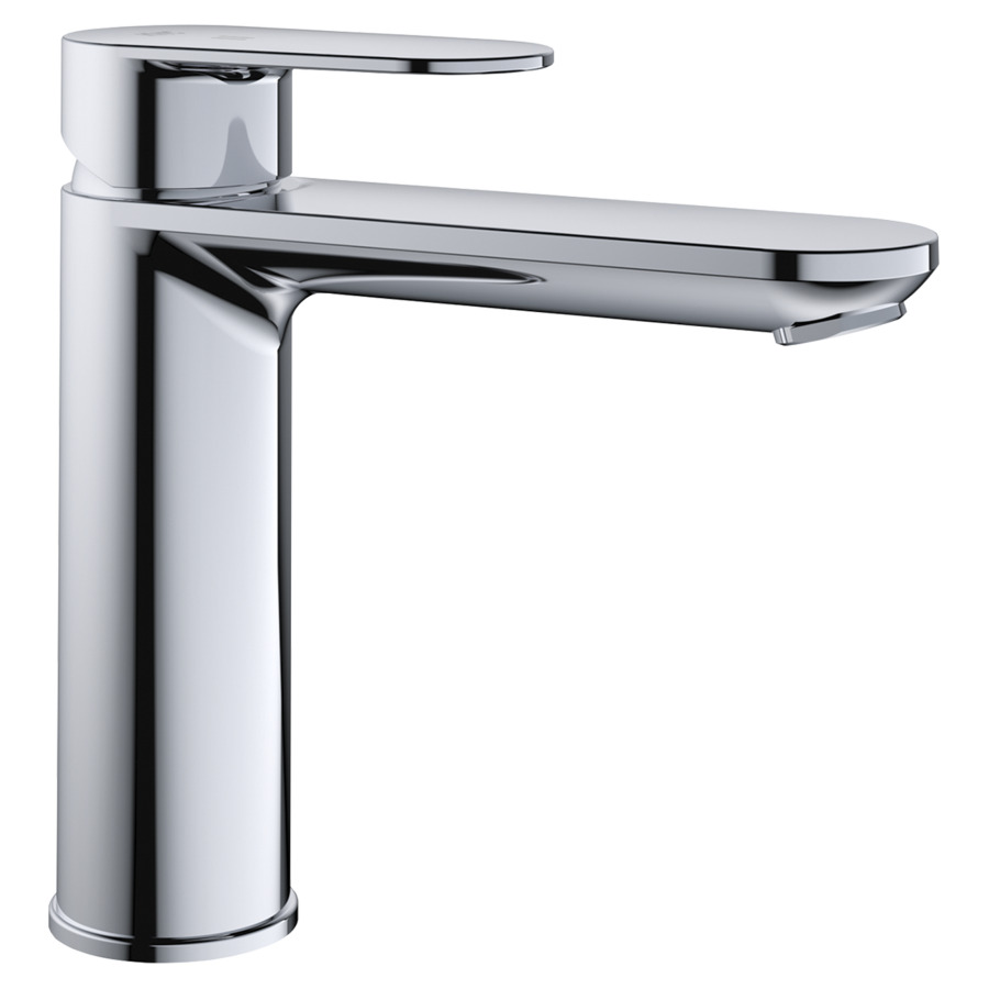 Mélangeur de lavabo ELLA 
saillie 140 mm, goulot fixe
CoolFix, EfficientControl
sans soupape d’écoulement
débit 5 (L/min)
tuyaux de raccordement flexibles 3/8"
groupe acoustique&nbsp;I, Classe d’énergie A