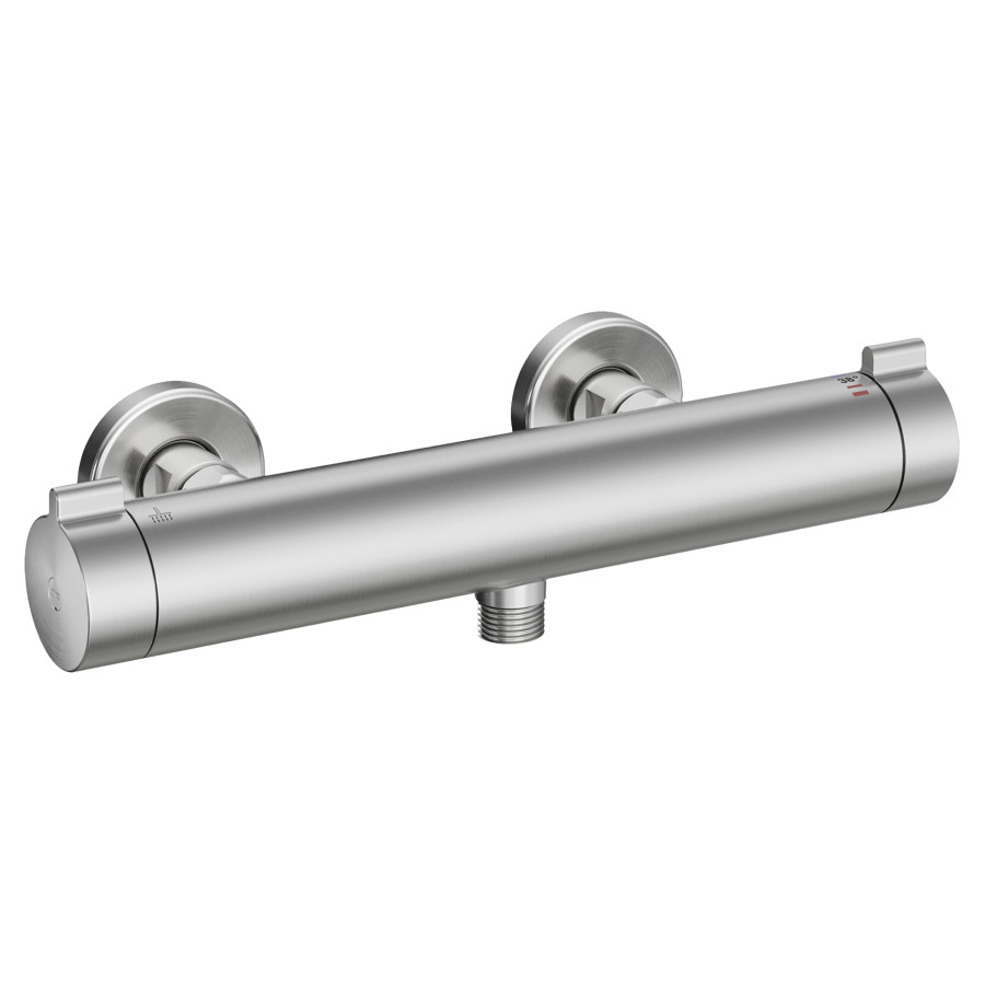 Duschenmischer KWC THERM STYLE/DESIGN 
AD 153 mm, Abstellverschraubungen 1/2" x 1/2"
EfficientFlow
Durchflussmenge 11.8 (L/min)
Geräuschgruppe I
Energieklasse A