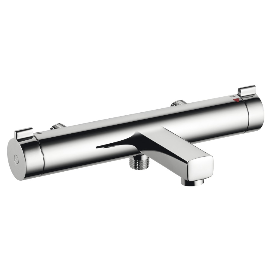 Mélangeur de bain KWC THERM DESIGN
E 153 mm, sans raccords à vis
saillie 195 mm, goulot fixe
EfficientFlow, débit 20 (L/min)
douche à main débit 12.4 (L/min)
sans douche, tuyau de douche, support
groupe acoustique&nbsp;I, Classe d’énergie B
