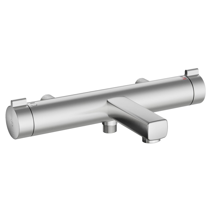 Bademischer KWC THERM DESIGN
AD 153 mm, ohne Verschraubungen
Ausladung 195 mm, Auslauf fest
EfficientFlow, Durchflussmenge 20 (L/min)
Handbrause Durchflussmenge 12.4 (L/min)
ohne Brause, Brauseschlauch, Halter
Geräuschgruppe I, Energieklasse B