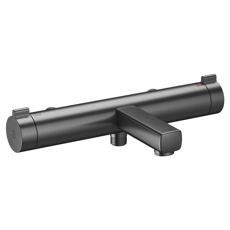 Mélangeur de bain KWC THERM DESIGN
E 153 mm, sans raccords à vis
saillie 195 mm, goulot fixe
SmartControl, débit 20 (L/min)
douche à main débit 12.4 (L/min)
sans douche, tuyau de douche, support
groupe acoustique&nbsp;I, Classe d’énergie B