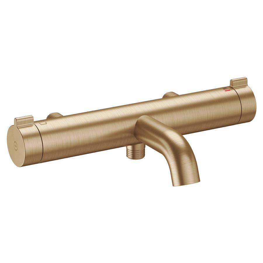 Mélangeur de bain KWC THERM
E 153 mm, sans raccords à vis
saillie 195 mm, goulot fixe
SmartControl, débit 20 (L/min)
douche à main débit 12.4 (L/min)
sans douche, tuyau de douche, support
groupe acoustique&nbsp;I, Classe d’énergie B
