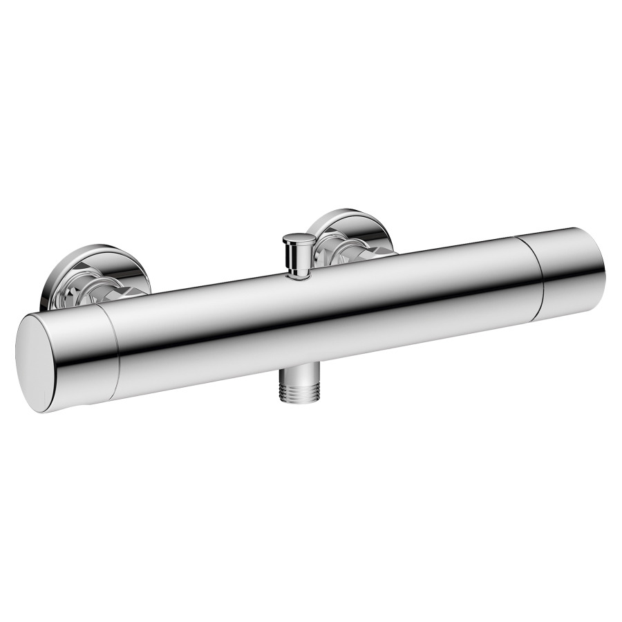 Mélangeur de bain ORA
E 153 mm, raccords d'arrêt
1/2" x 3/4", sans douche
tuyau de douche et support