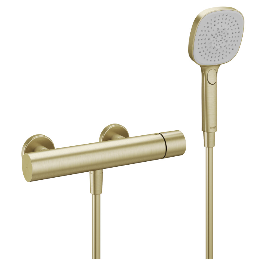 Mélangeur de douche ORA
E 153 mm, raccords d'arrêt
1/2" x 1/2", avec douche
tuyau de douche 160 cm