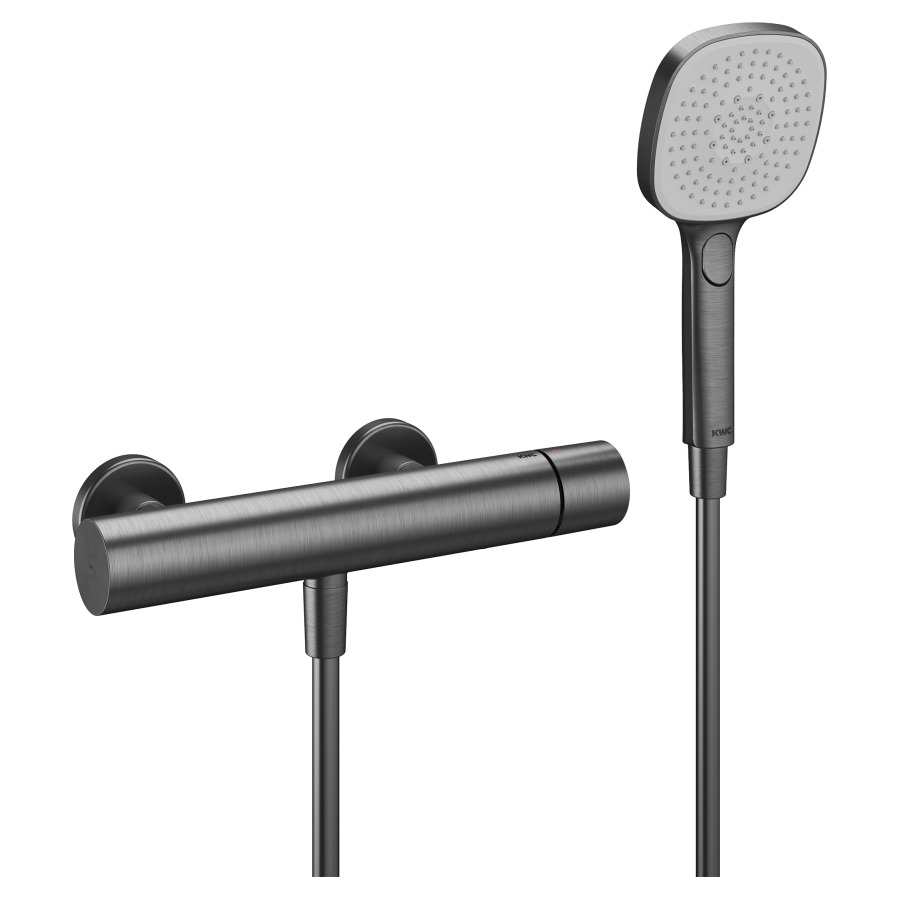 Mélangeur de douche ORA
E 153 mm, raccords d'arrêt
1/2" x 1/2", avec douche
tuyau de douche 160 cm