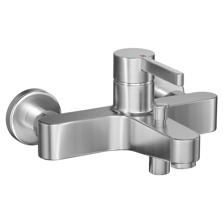 Mélangeur de bain BEVO
E 153 mm, raccords d’arrêt 1/2" x 3/4"
saillie 175 mm, goulot fixe
débit 20 (L/min)
douche à main débit 12 (L/min)
sans douche, tuyau de douche, support
groupe acoustique&nbsp;II, Classe d’énergie C