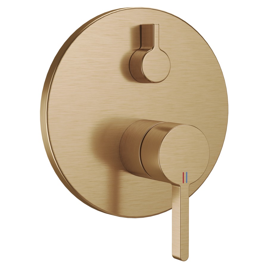 Mélangeur de bain BEVO UP
set de montage final, inver-
seur, plaque de recouvrement
D 17 cm, sans corps à
encastrer 725 089/090
groupe acoustique I