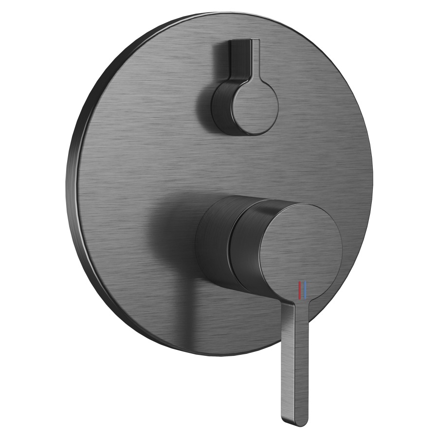 Mélangeur de bain BEVO UP
set de montage final, inver-
seur, plaque de recouvrement
D 17 cm, sans corps à
encastrer 725 089/090
groupe acoustique I