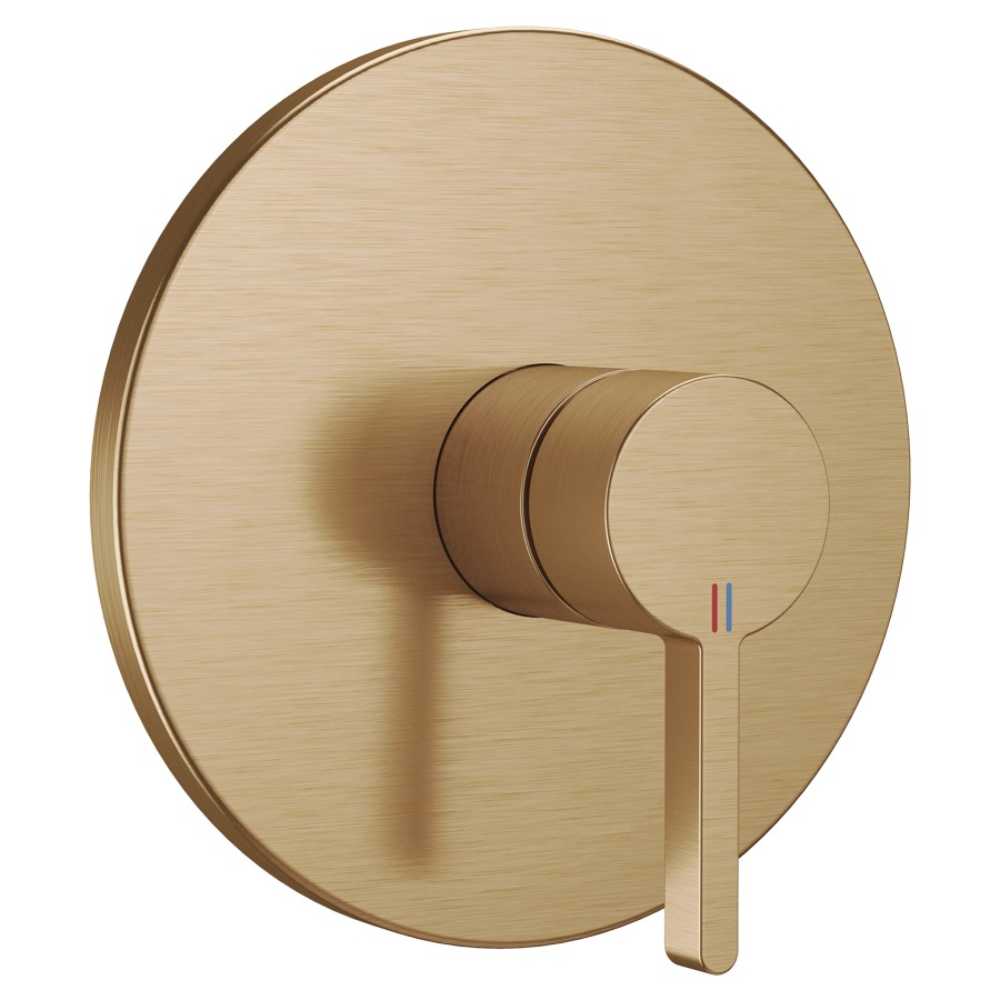 Mélangeur de douche BEVO UP
set de montage final, plaque
de recouvrement D 17 cm
sans corps à encastrer
725 089/090, groupe acoustique
I