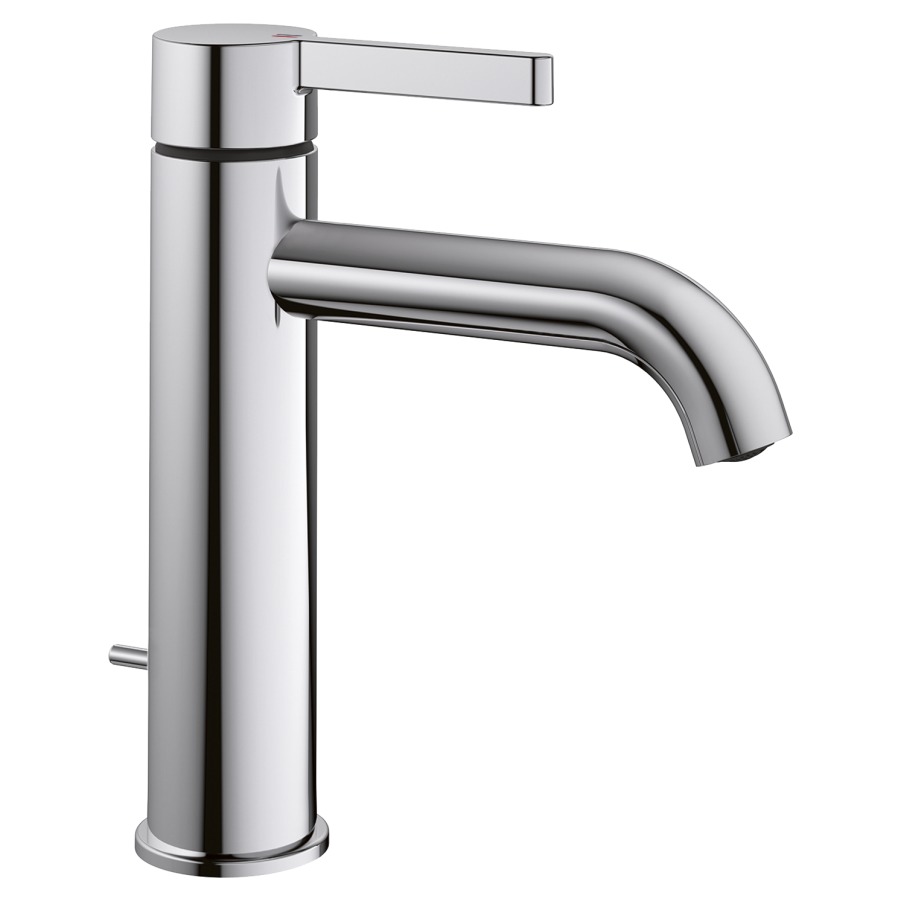Mélangeur de lavabo BEVO 
saillie 140 mm, goulot fixe
EcoProtect, avec soupape d’écoulement
débit 5 (L/min)
tuyaux de raccordement flexibles 3/8"
groupe acoustique&nbsp;I, Classe d’énergie A