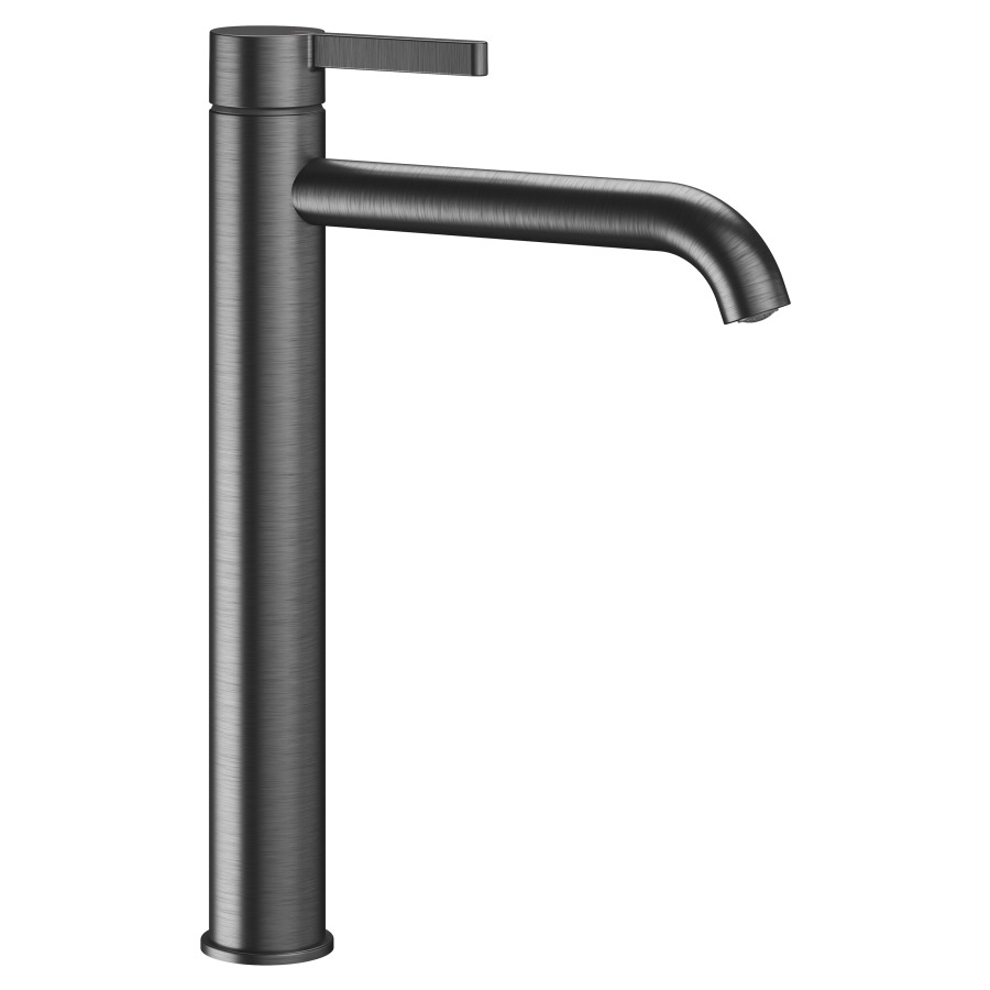 Mélangeur de lavabo BEVO 
saillie 195 mm, goulot fixe
pour lavabo à poser
H jusqu'à aérateur 242 mm
EcoProtect, sans soupape d’écoulement
débit 5 (L/min)
tuyaux de raccordement flexibles 3/8"
groupe acoustique&nbsp;I, Classe d’énergie A
