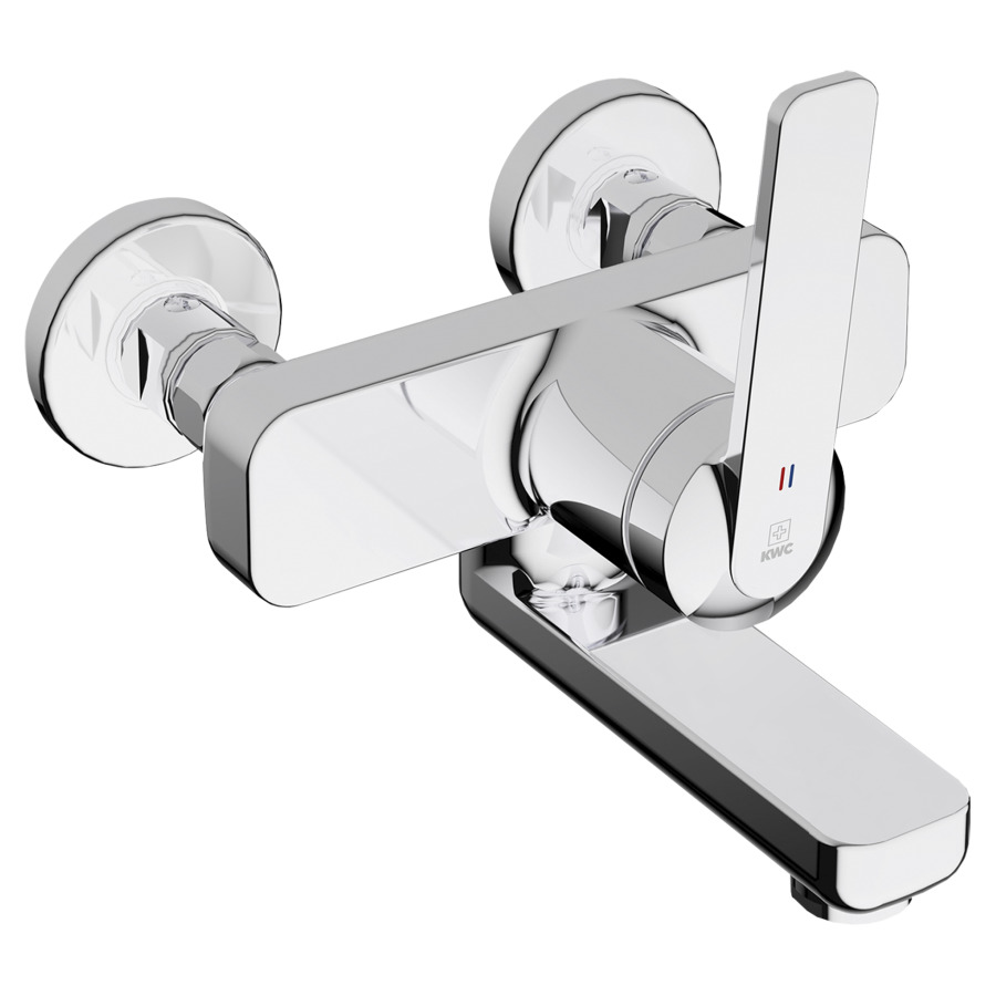 Mélangeur mural DOMO 6.0
E 120 mm, S 225 mm goulot
orientable, raccords d'arrêt
1/2" x 1/2"