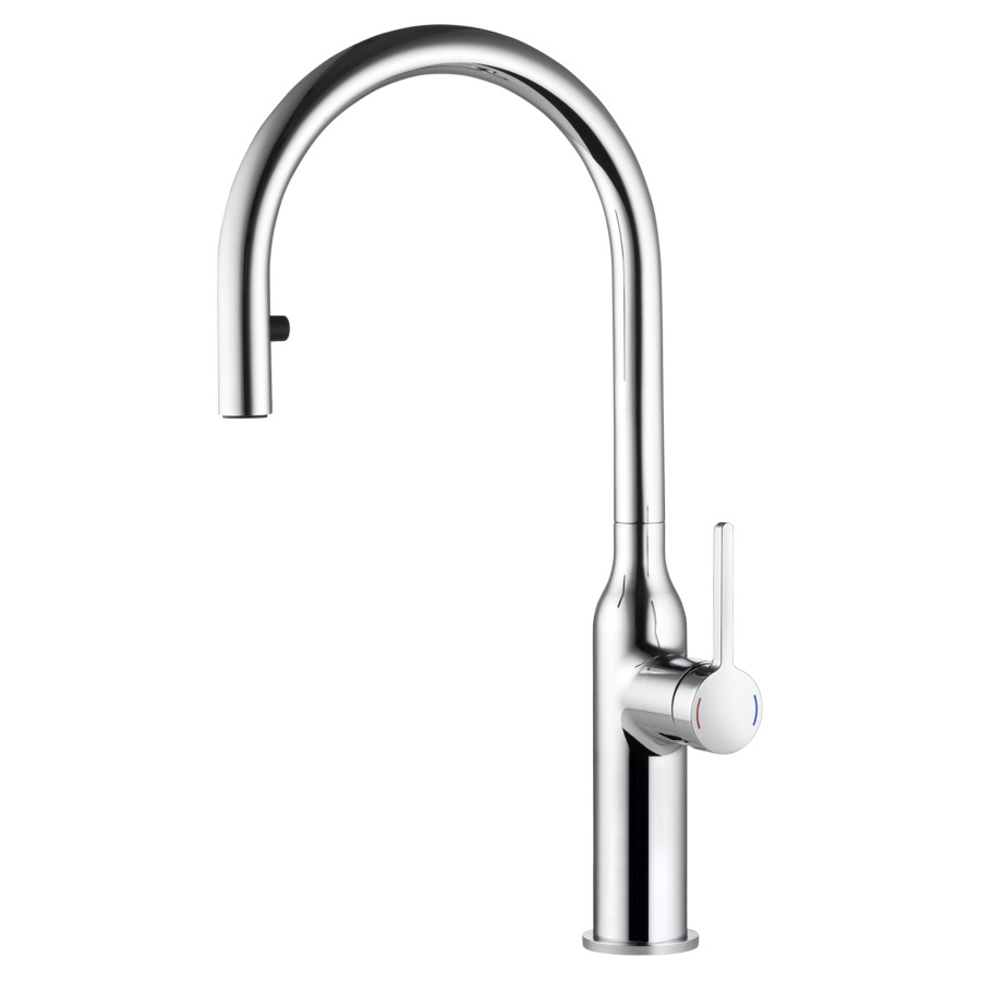 Mélangeur d'évier SIN
S 200 mm goulot orientable
Neoperl extensible
commande latérale
groupe acoustique I