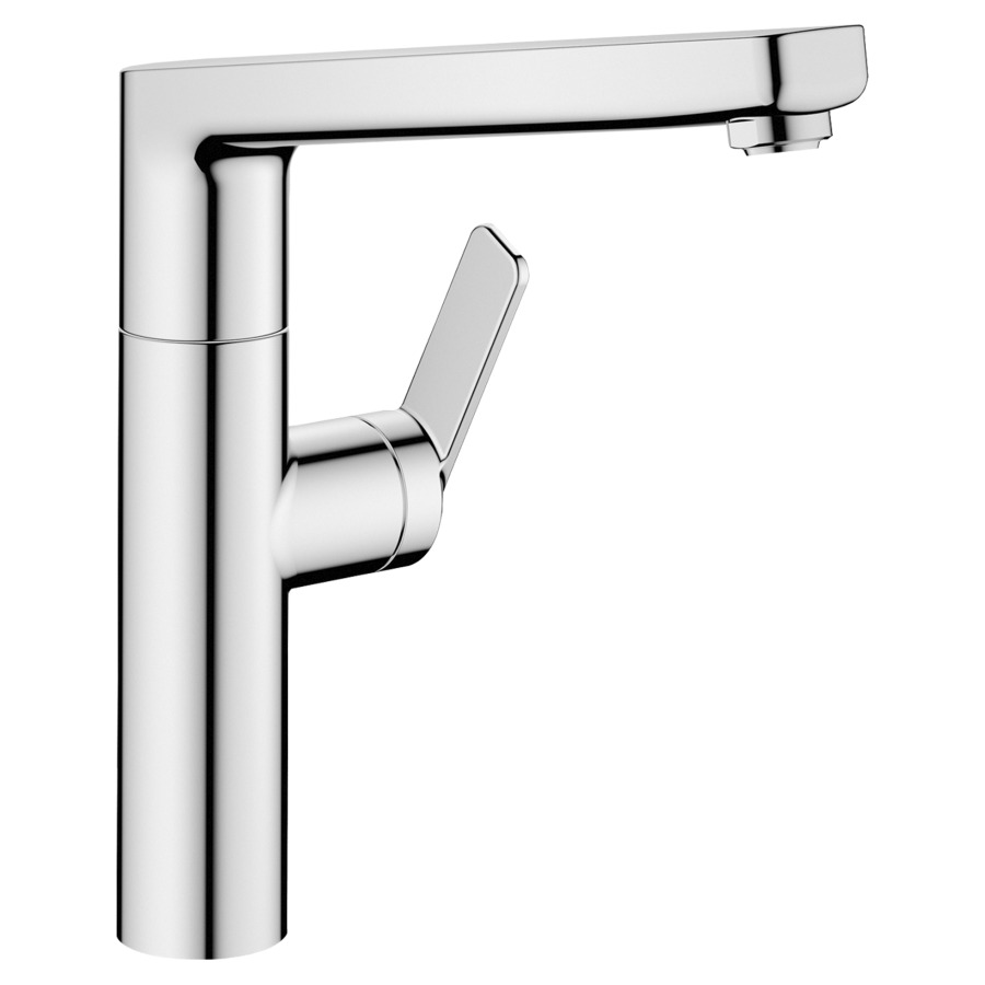 Mélangeur d'évier DOMO 6.0
S 225 mm, goulot orientable
tuyaux de raccordement
flexibles 3/8", commande
latérale