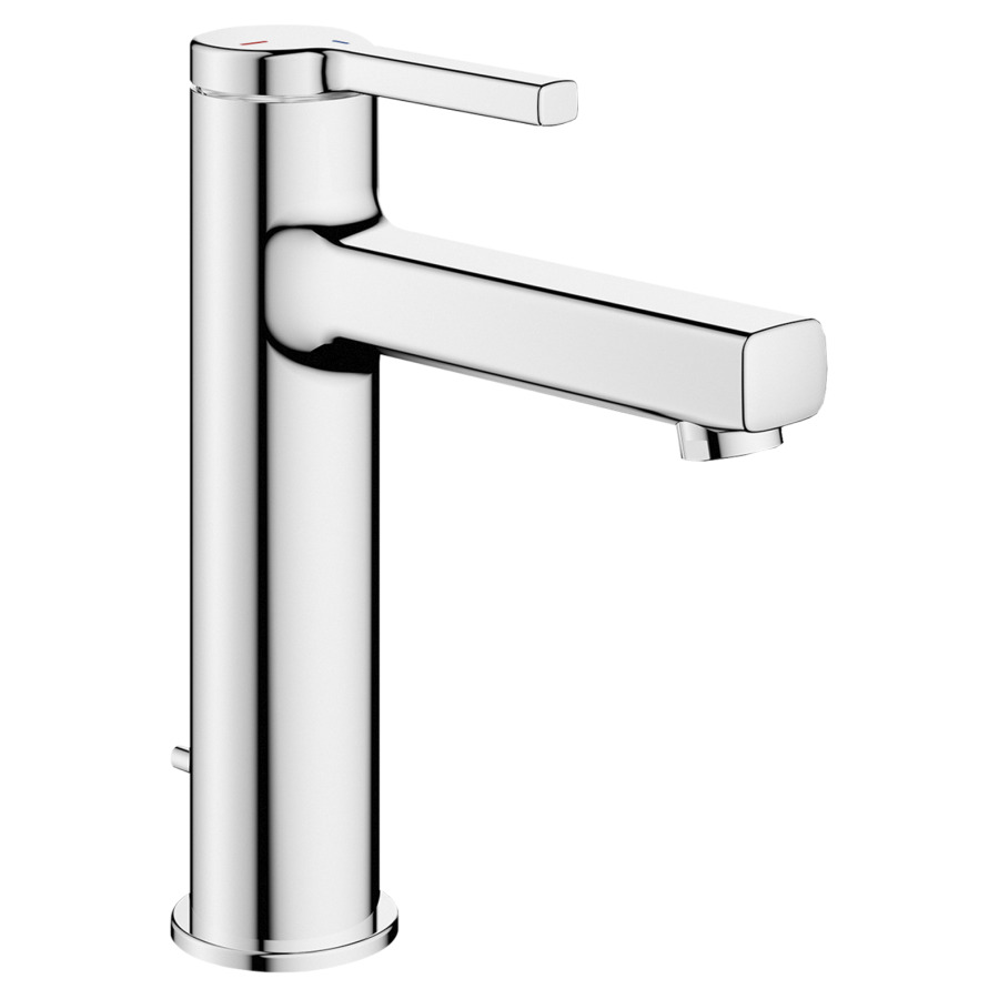 Mélangeur de lavabo AVA 2.0 
saillie 125 mm, goulot fixe
CoolFix, EfficientControl
avec vidage excentrique
débit 5 (L/min)
tuyaux de raccordement flexibles 3/8"
groupe acoustique&nbsp;I, Classe d’énergie A