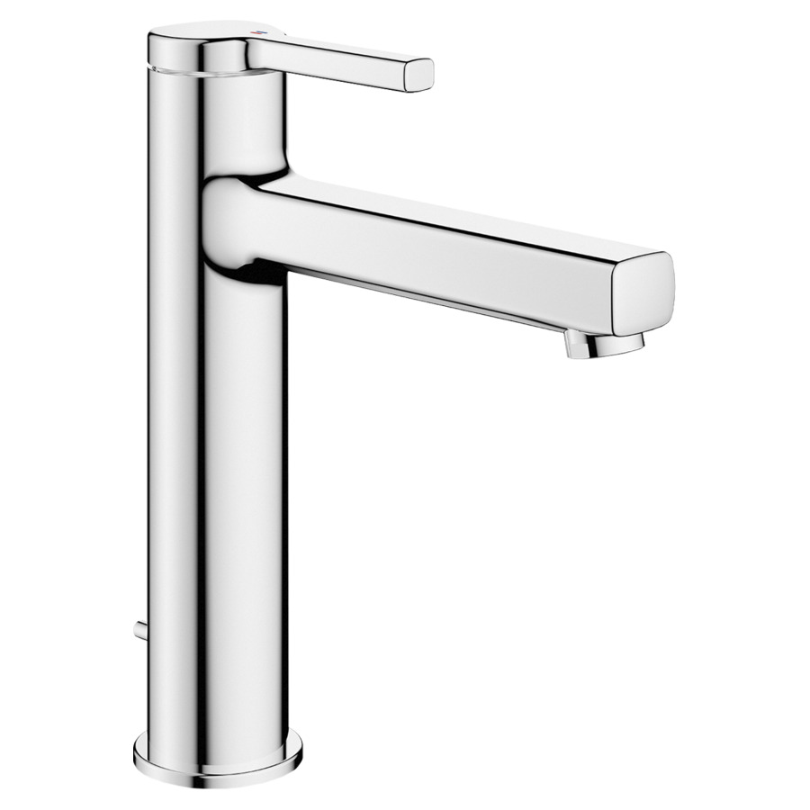 Mélangeur de lavabo AVA 2.0
S 145 mm, goulot fixe
vidage excentrique