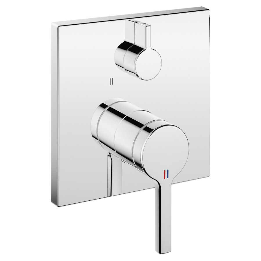 Mélangeur de bain AVA 2.0 UP
set de montage final, inver-
seur, plaque de recouvrement
15 x 15 cm, dispositif
d'antisiphonnage intégré, sans
corps à encastrer 725 089/090