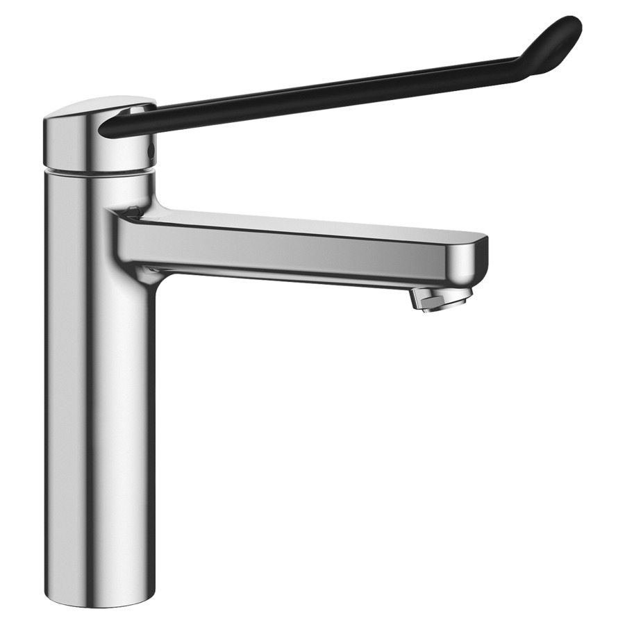 Mélangeur de lavabo VITA PRO
2.0
S 150 mm, goulot fixe, avec
levier long, sans vidage