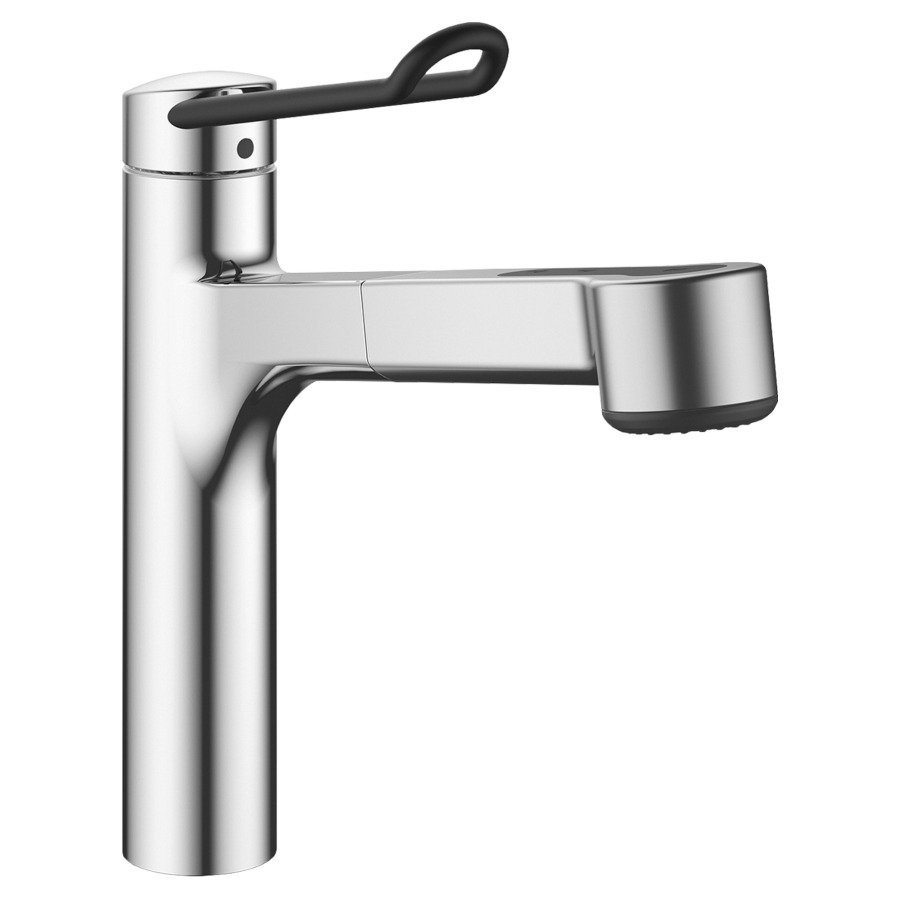 Mélangeur d'évier VITA PRO 2.0
S 225 mm, goulot orientable
douche extensible