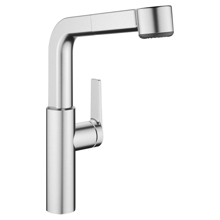 Mélangeur d'évier DOMO E
S 225 mm, douche extensible
levier possible uniquement sur
la droite, tuyaux de
raccordement flexibles 3/8"