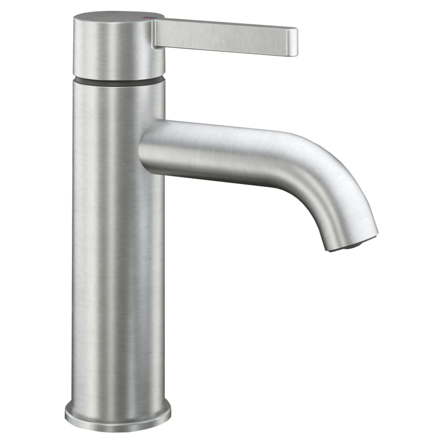 Mélangeur de lavabo BEVO 
saillie 115 mm, goulot fixe
EfficientControl, avec vidage Push-Open
débit 5 (L/min)
tuyaux de raccordement flexibles 3/8"
groupe acoustique&nbsp;I, Classe d’énergie A